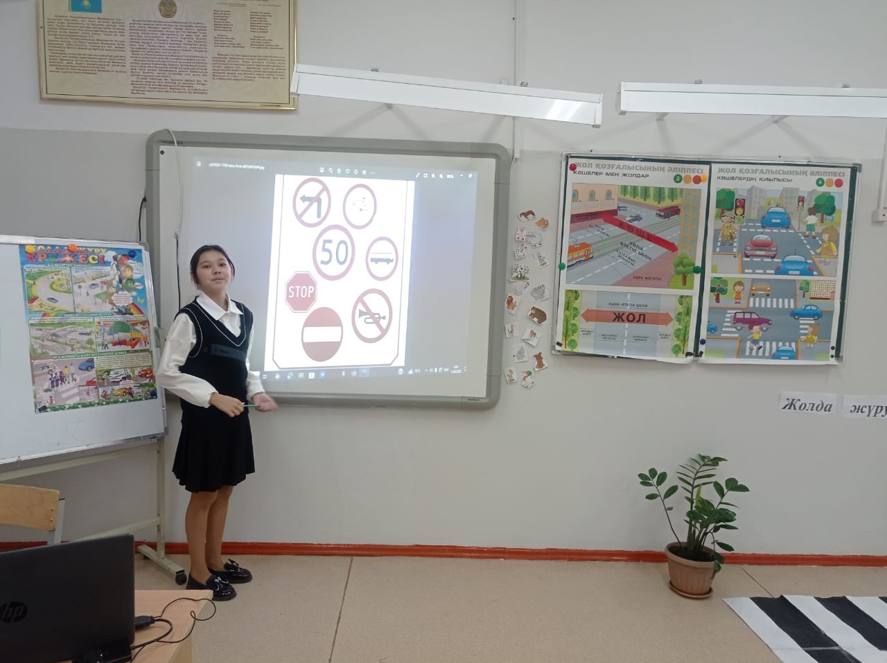 Жолда жүру ережесеі