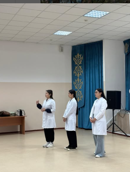 Нашақорлыққа қарсымыз атты мектепте #11 қалалық емханадан дәрігерлер түсіндірме жұмыстарын жүргізді