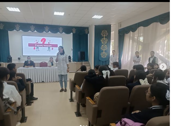 М.Жұмабаев атындағы #137 ЖББ мектепте нашақорлықтың зияны және оның алдын алу бойынша түсіндірме жұмыстары жүргізілді