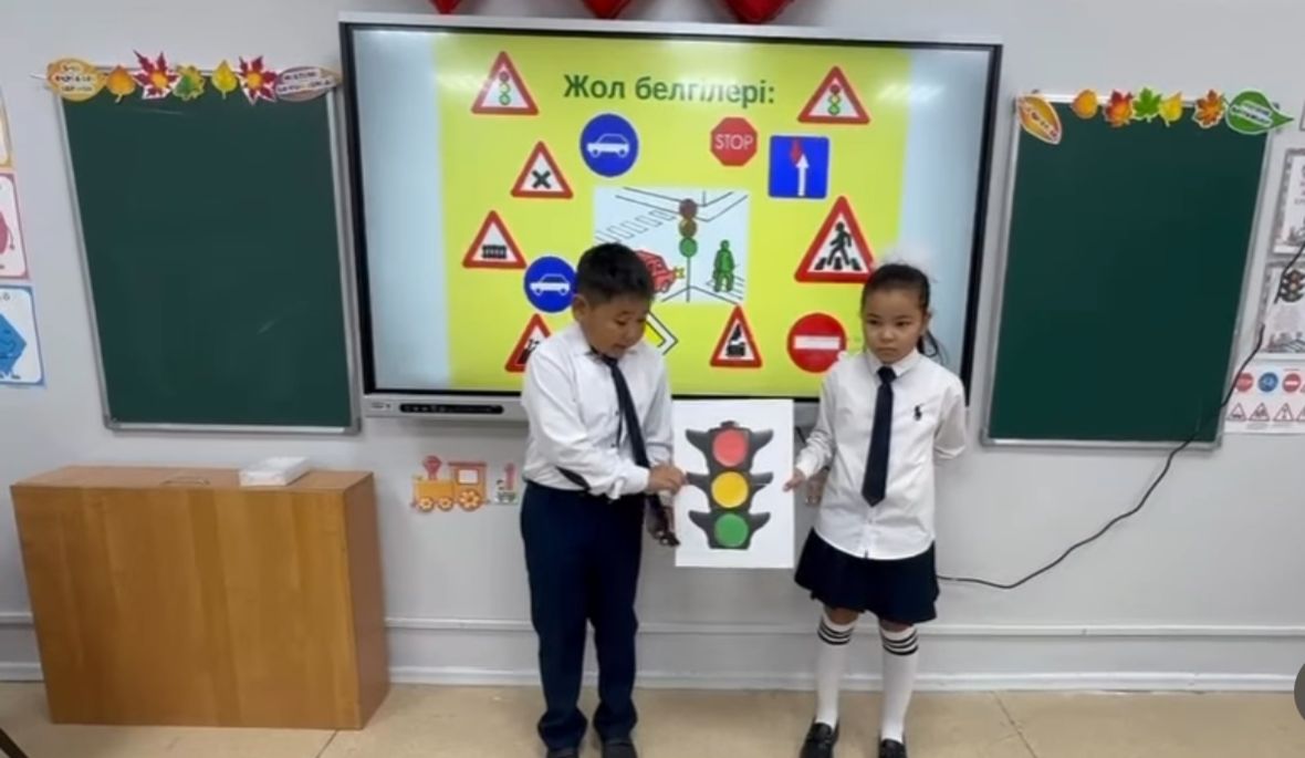 Жол қауіпсіздігі бойынша мектебімізде түсіндіру жұмыстары жүргізілді