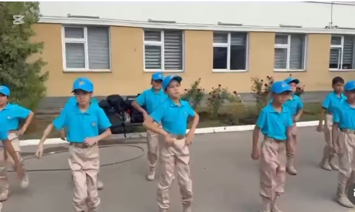 М.Жұмабаев атындағы № 137 ЖББ мектепте жалпыреспубликалық флэшмоб ұйымдастырылды