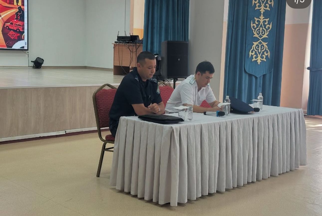 М.Жұмабаев атындағы №137 ЖББ мектепте мектеп инспекторы мен Жетісу ауданы прокуратурасының өкілі жоғарғы сынып оқушыларына түсіндірме жүмыстары жүргізілді.